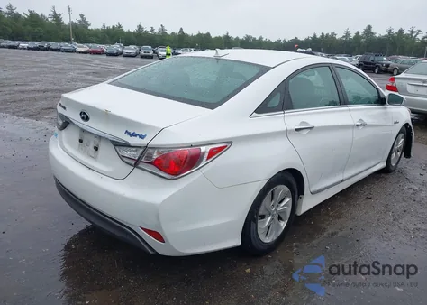 2014 Hyundai Sonata Hybrid z USA, uszkodzony, nr VIN KMHEC4A4XEA111366